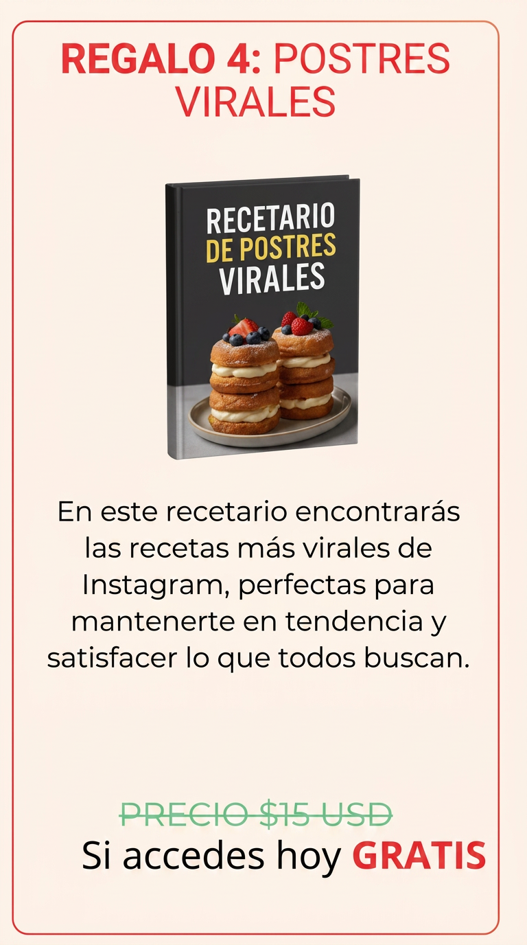 REGALO 4: Postres virales