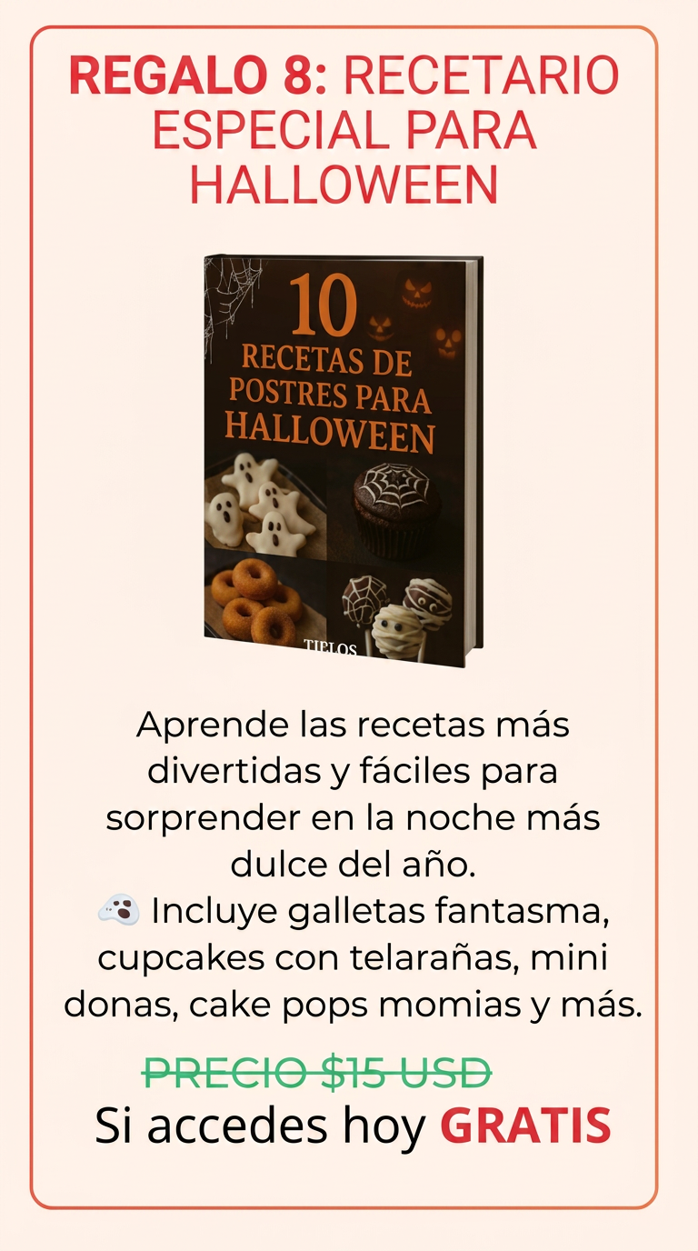 REGALO 8: Recetario especial para Halloween